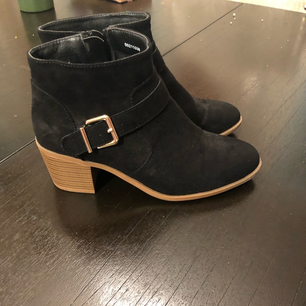 Black booties